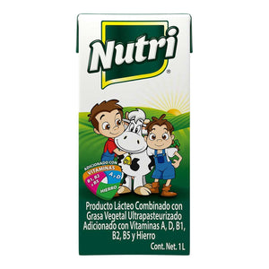 Caja Leche Nutri de 1 Lt con 12 Piezas  - SCG