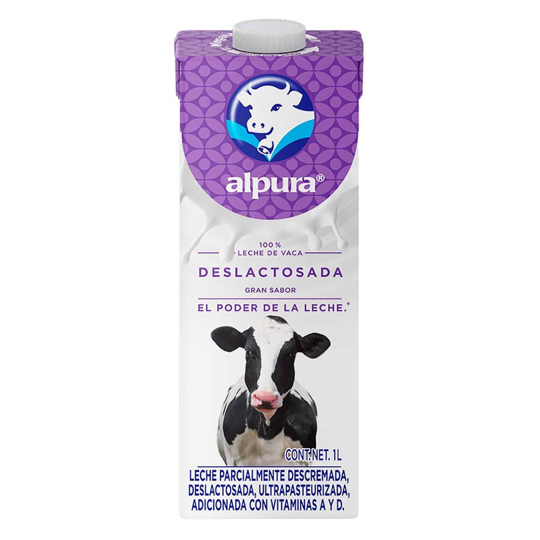 Caja Leche Alpura Deslactosada 1L/12P  - SCG