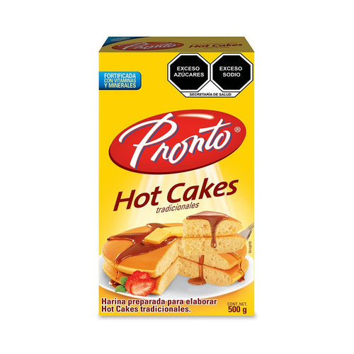 Caja Harina Hot Cakes Pronto 500G/12P