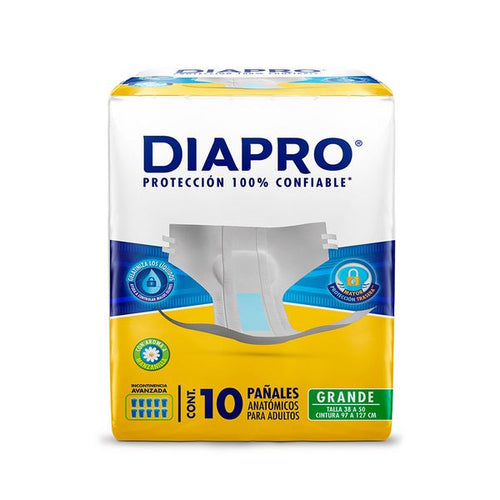 Caja pañal Diapro Adulto Básico talla grande 4C/10P - SCG