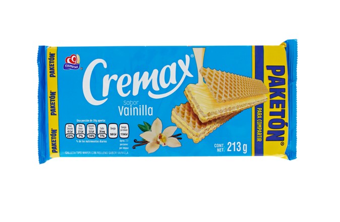 Caja Cremax Vainilla Gamesa 213G/8P