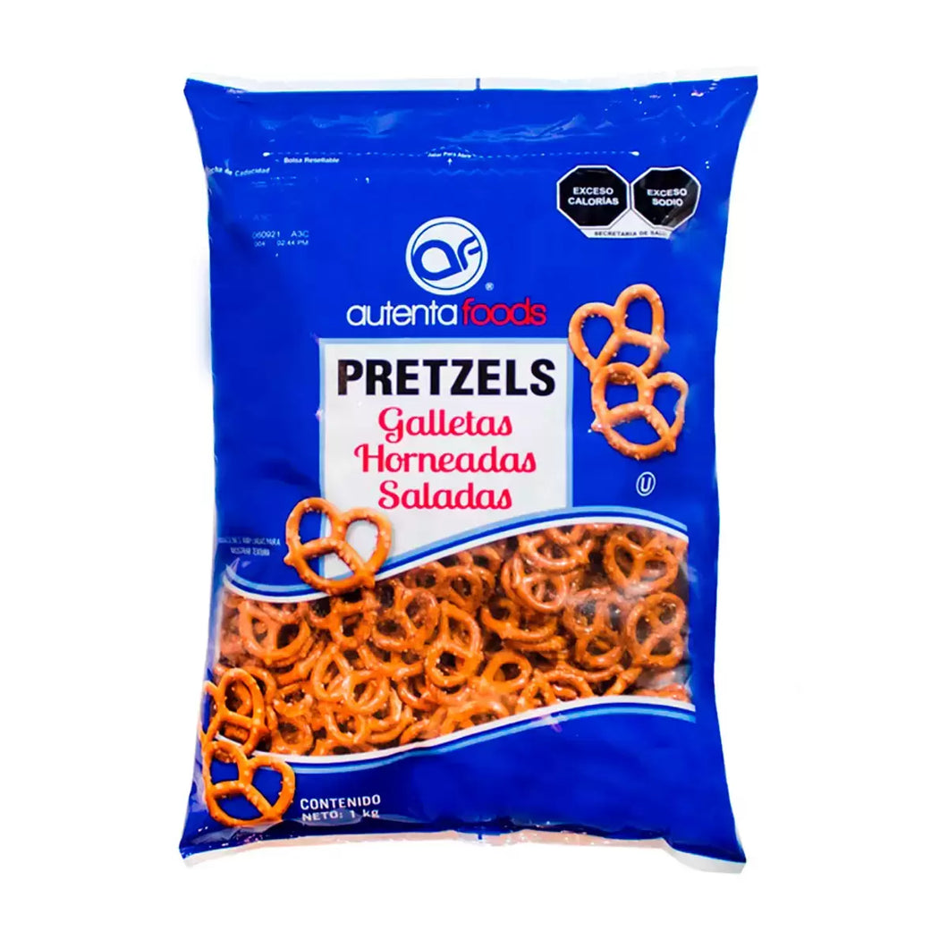 Pretzels galletas horneadas saladas 1K - KOZ