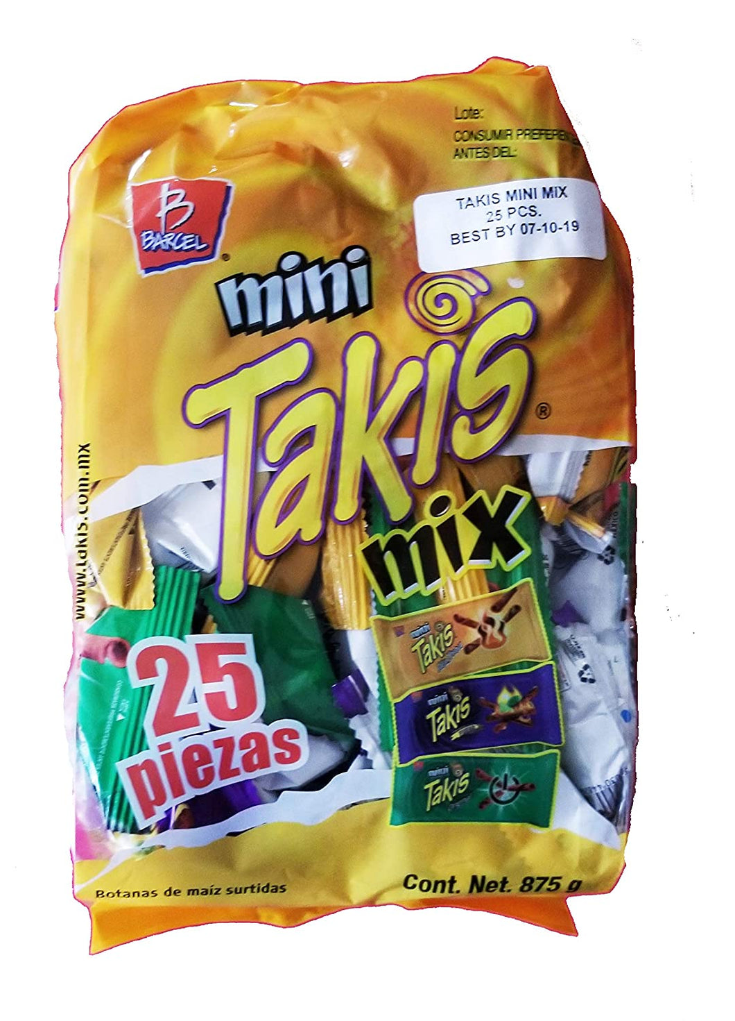 Caja papas Barcel Mix Mini Takis 3EX/25P