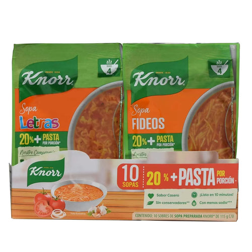 Sopas Surtidas Knorr 10P/115G - KOZ