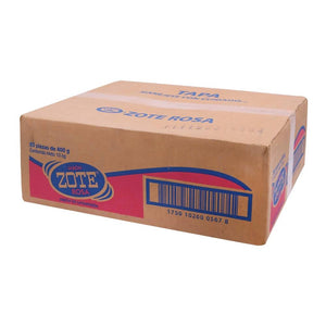 Caja de Jabon de Lavanderia Zote Rosa 400G/25P - ZK