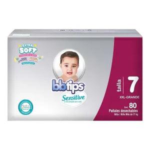 Pañales Etapa 7 BB Tips Sensitive 80 Pzas - ZK