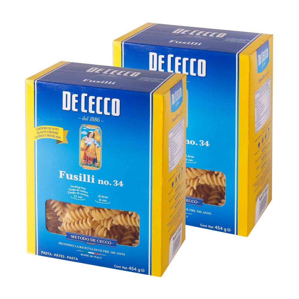 Fusilli de Sémola De Cecco Pasta Pasta 2P/454G - ZK