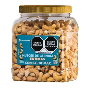 Nueces de la India Member's Mark Enteras con Sal de Mar 935 Gr - ZK
