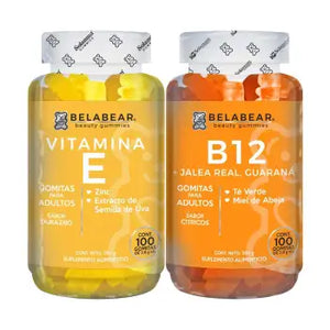 Vitamina E y B12 Belabear Sabor Durazno y Cítricos 200 G - ZK