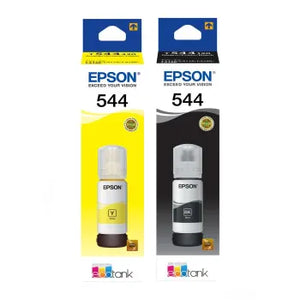 Tinta para Impresora Epson T544 Negro y Amarillo - ZK