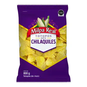 Totopos Milpa Real para Chilaquiles 800 Gr - ZK