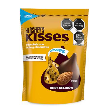 Chocolate Hershey's Kisses Con Almendras 800G - ZK