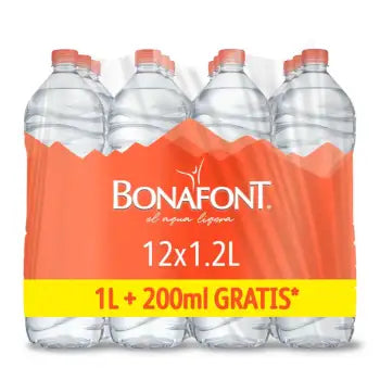 Agua Bonafont 12 Pzas de 1.2 L - ZK