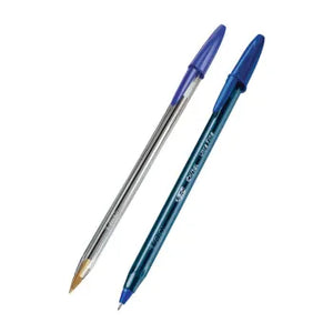 Bolígrafos Bic Cristal Mediano + Ultrafino Azul 73 pzas - ZK