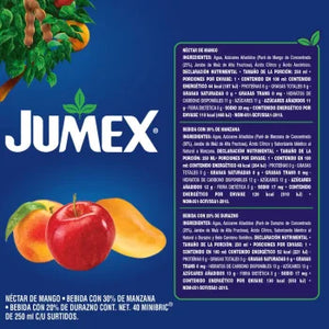 Néctar Jumex Sabores Surtidos 40 piezas de 250 ml- ZK