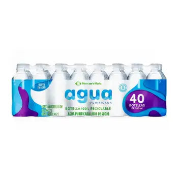 Agua Member's Mark 40 piezas de 355 ml - ZK