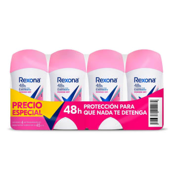Antitranspirante Rexona Women Powder Dry 4P/45G - ZK