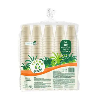 Vaso Térmico Termo Green Bio de 10 oz con 105 Pzas - ZK