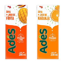 Cargar imagen en el visor de la galería, Bebida de Soya Ades Sabores Surtidos 40P/200M - ZK