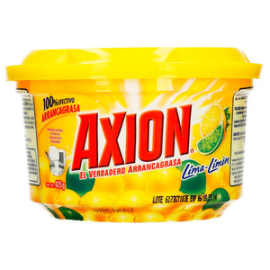 Caja Lavatrastes Axion Lima-Limon Pasta 425G/24P