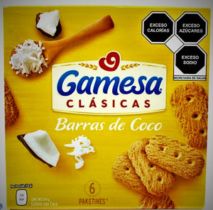 Caja barra sabor coco Gamesa 634G/12P