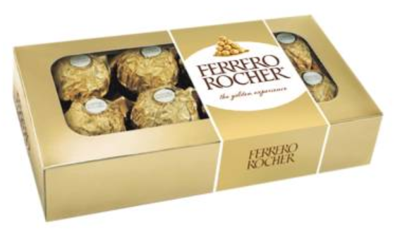 Media Caja Chocolates Ferrero Rocher 102G/10EX/8P