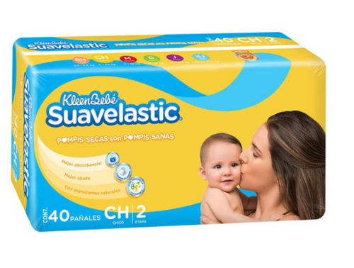 Caja Pañal Suavelastic Max Chico 38P/4C