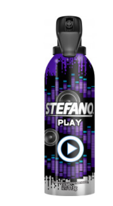 Caja Desodorante Aerosol Stefano Play 113G/12P