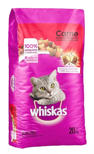 Bulto alimento para gato Whiskas Original en croquetas 20K