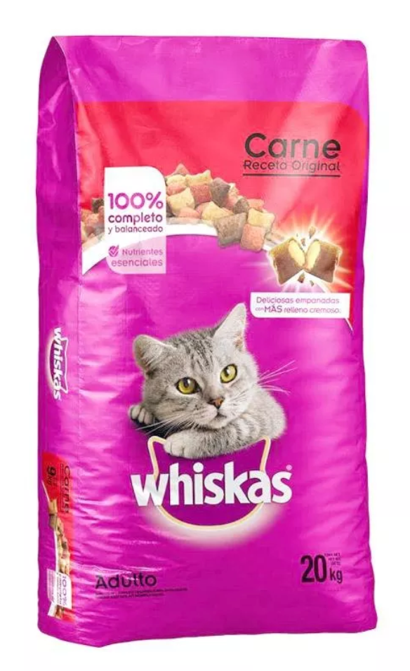 Bulto alimento para gato Whiskas Original en croquetas 20K