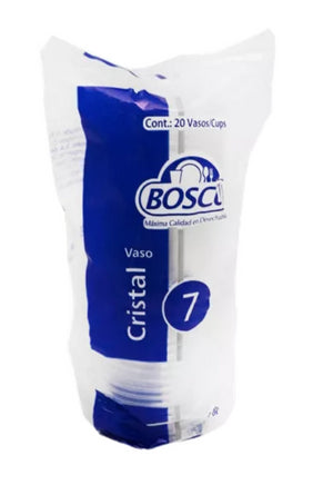 Caja vaso Bosco Cristal No.7 50P/20V