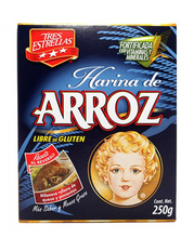 Cargar imagen en el visor de la galería, Caja harina de arroz Tres Estrellas 250grs/18P - SCG