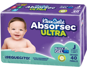 Caja pañales Absorsec Ultra Jumbo 4C/40P - SCG