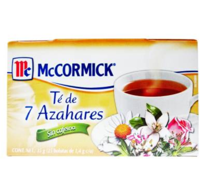 Caja Té 7 Azahares Mccormick 25S/24P - SCG
