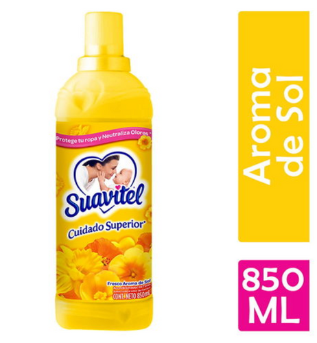 Caja Suavizante Suavitel Fresco Aroma de Sol 850M/12P