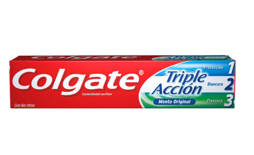 Media Caja Pasta Dental Colgate Triple Acción 100M/36P