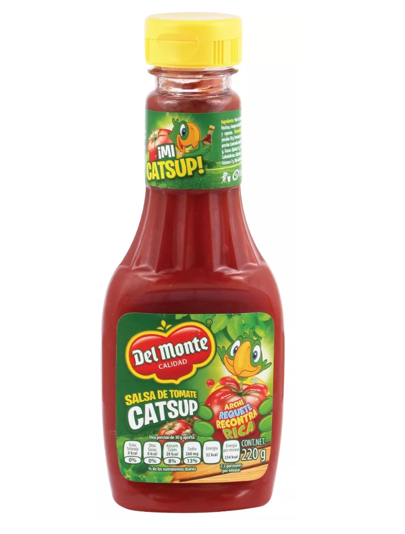 Caja Salsa Catsup Monte 220G/24P - SCG