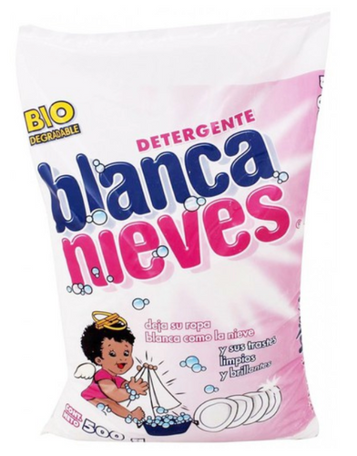 Media Caja Detergente Blanca Nieves 500 G/10B