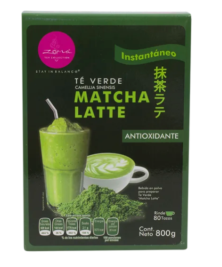 Té Verde Zoma Tea Collection Matcha Latte 800G - KOZ