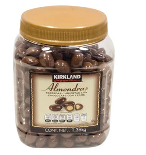 Almendras cubiertas de chocolate Kirkland 1.36K - KOZ