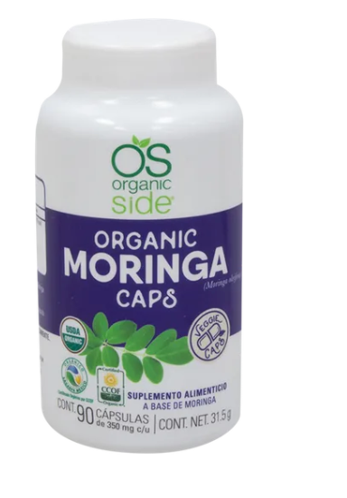 Organic Side Moringa 90P - KOZ