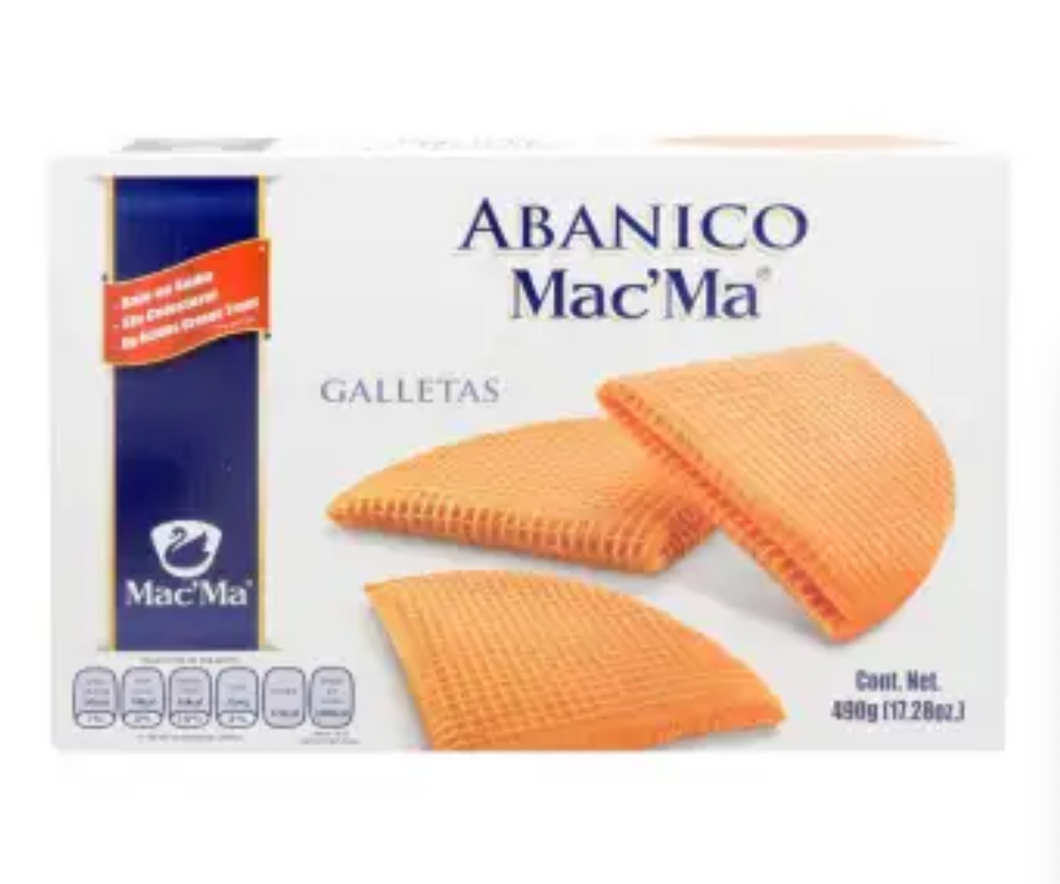 Galletas Mac'Ma Abánico 490G - ZK