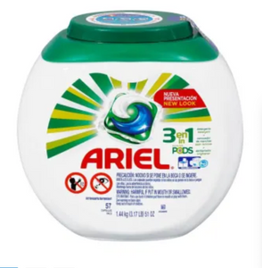 Cápsulas de Detergente Ariel PODS 3 en 1 57P - ZK