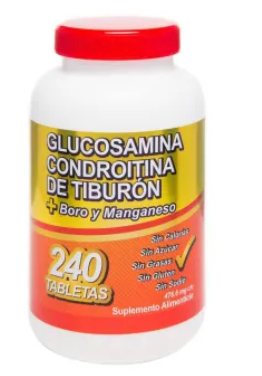 Glucosamina y Condroitina Just For You de Tiburón 240T - ZK
