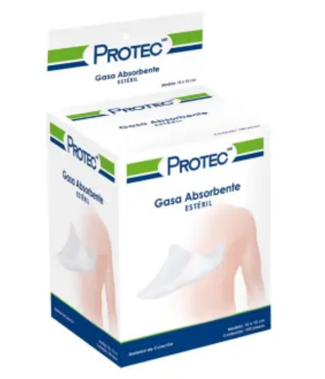 Gasas Absorbentes Protec Estériles 10x10 cm 100P - ZK