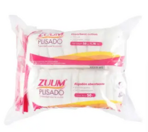 Algodón Absorbente Zuum Plisado 6P/50G - ZK