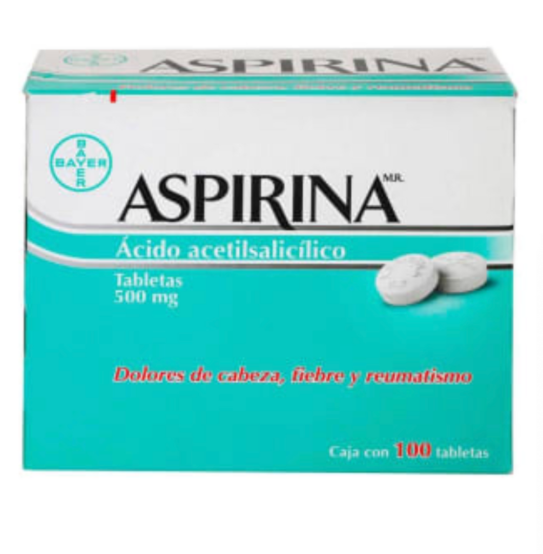 Aspirina Bayer 500MG/100T - ZK