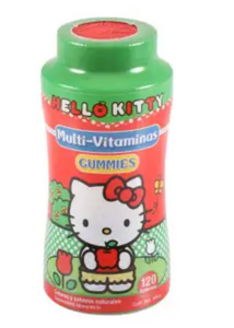Multivitamínico Hello Kitty Gummies Sabores Naturales 300G - ZK