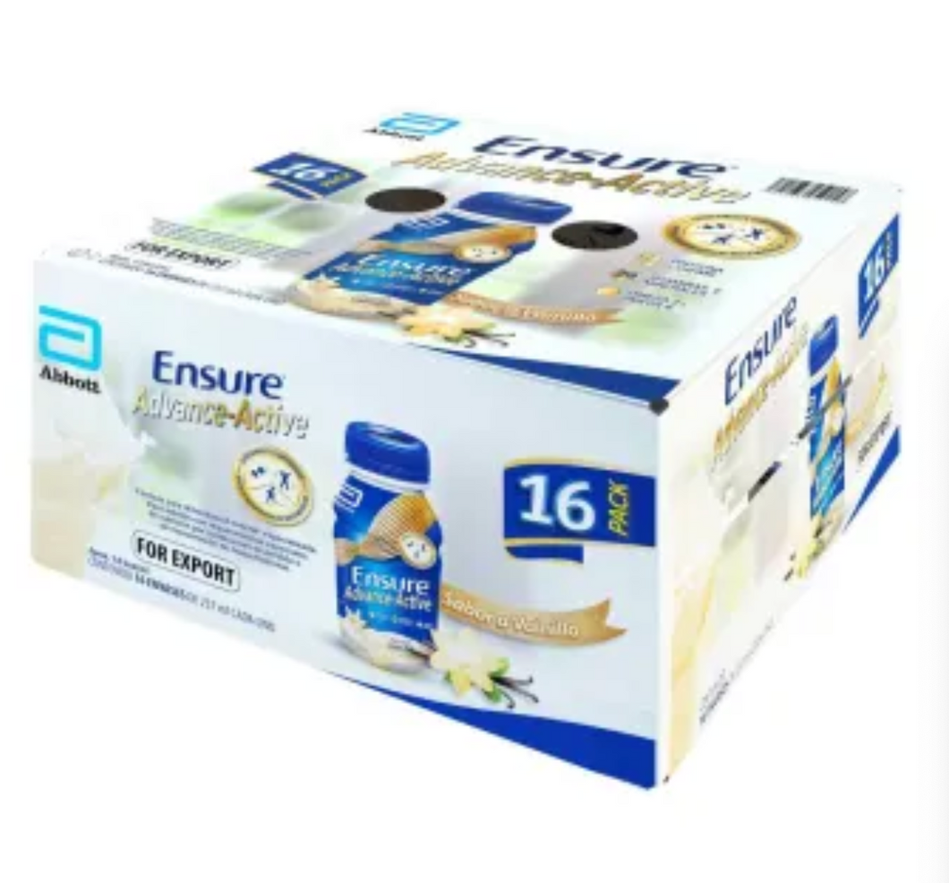 Ensure Suplemento Alimenticio Sabor Chocolate 16 pzas de