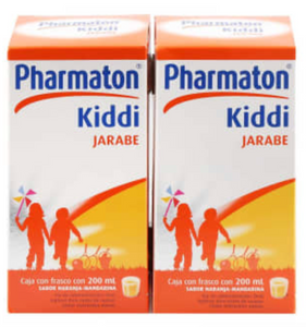 Jarabe Pharmaton Kiddi Sabor Naranja-Mandarina 2P/200M - ZK